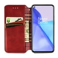 thumbnail image 5 of Étui pour OnePlus 9 Flip Étui Portefeuille Flip Étui Magnétique Protecteur - Rouge, 5 of 5
