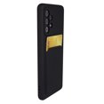 thumbnail image 2 of Exian Case for Galaxy A52 5G TPU Matte with Card Slot Black, 2 of 2