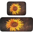 thumbnail image 7 of SKYSONIC Retro Sunflower Kitchen Mats and Rugs Art Vintage Floor Runner Area Rug Washable Carpet Perfect for Living Room Bedroom Entryway,19.7"x27.6"+19.7"x47.2", 7 of 7