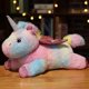 thumbnail image 4 of El juguete de la felpa del animal relleno de encargo enciende para arriba los juguetes luminosos del unicornio de las muñecas del unicornio que brillan intensamente de la noche LED Sincero Hogar, 4 of 6