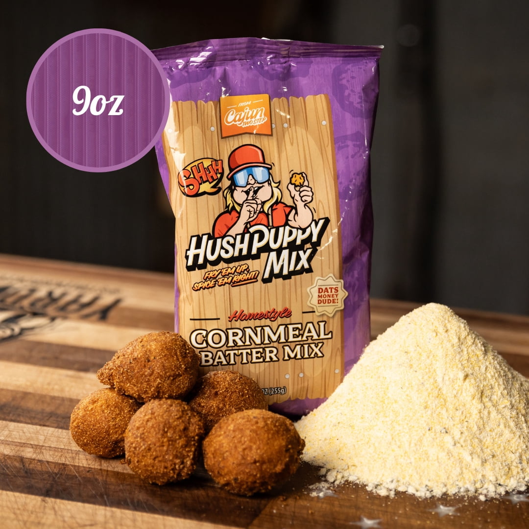 Cajun Two Step Hush Puppy Bites Batter Mix with Authentic Louisiana Flavor