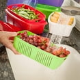 thumbnail image 2 of Hutzler 3-in-1 Fruit Saver Basket 2-Quart, Green, 2 of 4