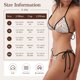 thumbnail image 5 of Balery Canada Day Pijama Estampado Bikini de Dos Piezas para Mujer - Conjunto de Bikini Ajustable Sexy y Cómodo para Playa, 5 of 6