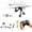 3Pcs Batteries, variant on Rc Paper Airplane Kit with Gyro Stabilizer, DIY Electric Remote Control Plane with Dual Propellers, Foldable Flying Stem Toy, Easy to Fly for Hobbyists, Pilots, Tinkerers