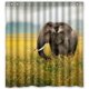thumbnail image 1 of ABPHQTO Elefante entre flores Cortina de ducha Cortina de ducha impermeable 160x180 cm, 1 of 2