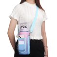 thumbnail image 4 of 64 OZ Water Bottle Motivational with Straw & Time Marker to Drink Leakproof BPA Free Workout Gym Sport Water Jug, 4 of 5