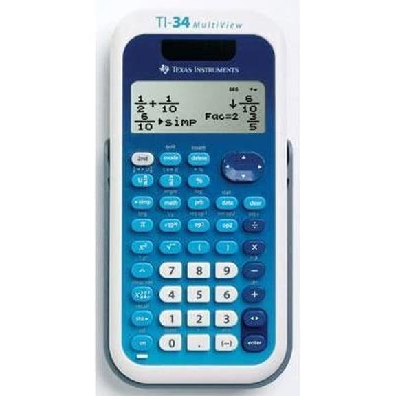 TI 34 Multi View Calc. Blue
