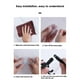 thumbnail image 4 of Wosthever Gancho de cocina para colgar en la pared, colgador de llaves, estante de almacenamiento adhesivo, bolso de mano de 360 ​​grados, Almacenamiento y organización del hogar Rojo, 4 of 6