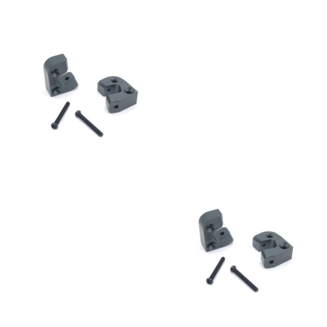 Tholdsy 2 piezas de piezas de fijación de haz de coche RC, montaje de vigas, reparación de juguete, reemplazo de accesorio modificado para WL Negro 2piezas