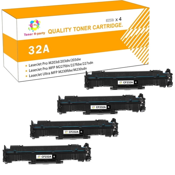 Colorich Compatible for HP 32A CF232A Drum Unit LaserJet Pro M203d 203dn 203dw Pro MFP M227fdn 227fdw 227sdn Ultra M206dn Ultra MFP M230fdw M230sdn Drum (Black,4-Pack)