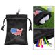 thumbnail image 3 of Bolsa de de cordón, bolsa de almacenamiento portátil para deportes, bolsa de accesorios de Golf de cuero PU para hombres y mujeres Mapa de DYNWAVEMX Bolsa de objetos de valor de golf, 3 of 8