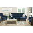 thumbnail image 2 of Ottomanson Origins Air Modern Convertible L-Shaped Sectional Sofa, Turquoise Color Microfiber, 2 of 9