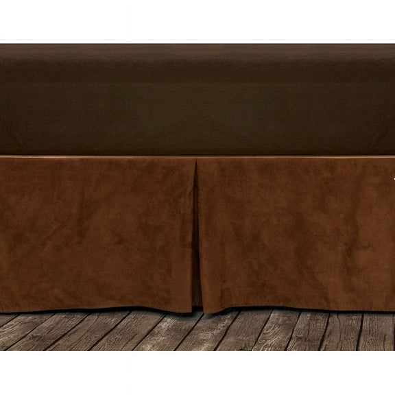 Microfiber Suede Bedskirt by HiEnd Accents