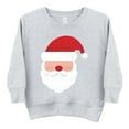 thumbnail image 3 of Santa Face Glitter - Toddler Graphic Sweatshirt, 3 of 12