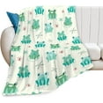 thumbnail image 2 of Yibo Pink Cow Print Blanket Cow Blanket,Pink Cow Print ,Cow , Cow Blanket for Adults cowprint Blanket IN01, 2 of 8