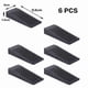 thumbnail image 2 of Black Non-Slip Rubber Door Stopper for Home and Office Use, 2 of 5