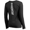 thumbnail image 3 of Women's Anze Kopitar Black Los Angeles Kings Backer Name & Number Slim Fit Long Sleeve V-Neck T-Shirt, 3 of 3