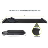 ProsourceFit Slide Board Mat 6-ft with Booties & Carrying Bag for ...