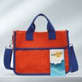 thumbnail image 4 of Bolso informal para mujer, bolso de mano de lona de colores caramelo, bolso diario para niñas (naranja), 4 of 8
