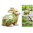 thumbnail image 5 of Turtle Outdoors Realistic Sculpture Pio Lawn Decor Fairy Garden Ornament Werproof Landscape Accessories Lovers Gift - rabbit, 5 of 8