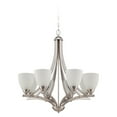 thumbnail image 2 of 37728-OLB-WF-Craftmade Lighting-Almeda - Eight Light Chandelier - 30 inches wide by 30 inches high   Old Bronze Finish with White Frosted Glass with, 2 of 2