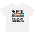 thumbnail image 3 of Inktastic My Uncle Still Plays with Trains Boys or Girls Baby T-Shirt, 3 of 5