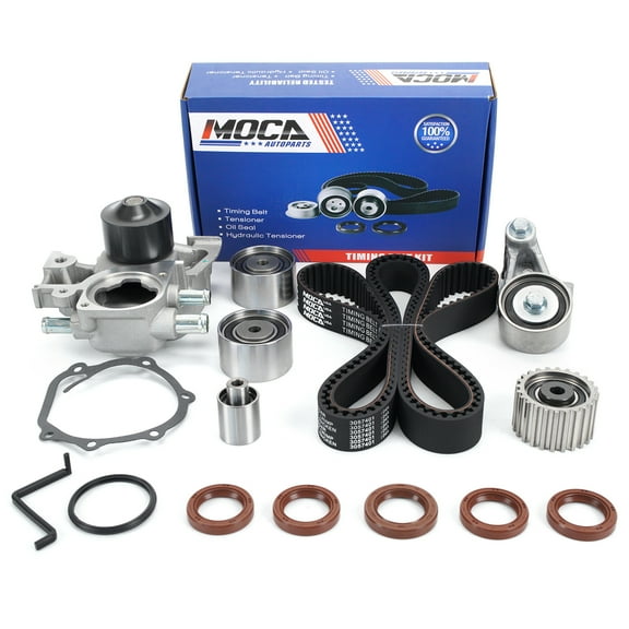MOCA AUTOPARTS Timing Belt Kit with Water Pump Fit for 2002-2005 Subaru Impreza 2.0L EJ20T