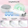 thumbnail image 3 of Facial Cleansing Brush, Msake Silicone Face Scrubber, Electric Face Brushes for Cleansing with Vibration, Hot and Cold Compress Modes, Sonic Face Cleanser for Men & Women Exfoliating and Massaging, 3 of 11
