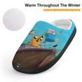 thumbnail image 4 of Adventure Time Jake The Dog Slippers for Kids, Cute Soft Plush Anti-slip Fluffy Fuzzy House Slippers Warm Soft Plush Non-Slip Indoor Outdoor Slip-on Shoes for Boys Girls, 4 of 8