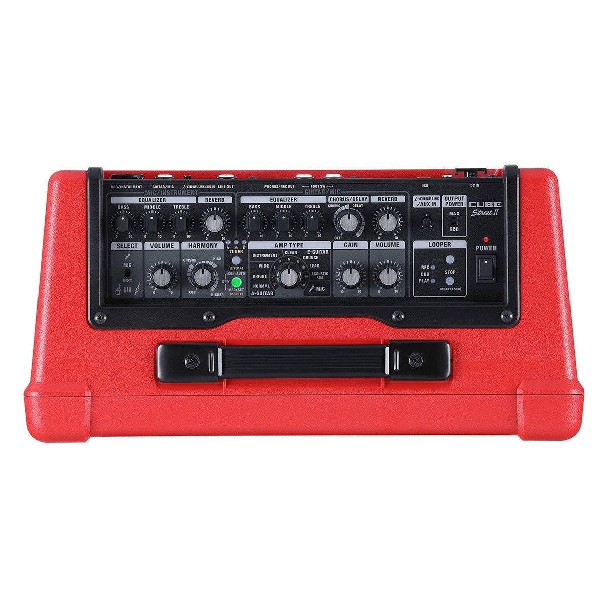 Boss Cube Street II 10-Watt 2x6.5" Guitar Combo Amplifier (Red)