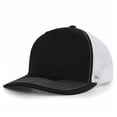 thumbnail image 1 of TOPTIE Mens 6 Panel Trucker Cap, Adjustable Snapback Summer Mesh Hat for Outdoor Sports, 1 of 8