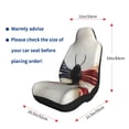 thumbnail image 5 of Xecao American Flag Butterfly Wall for Automotive Seat Covers for Cars Trucks and SUVs – Gray Car Seat Covers for Front Seats, Truck Seat Protectors-1, 5 of 9