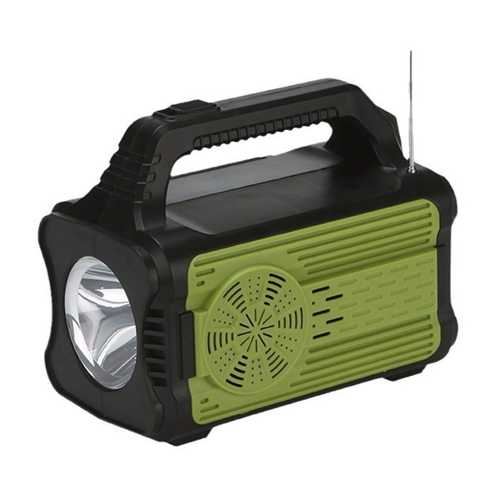 Solar-Powered Portable Lantern With Multi-Function Bluetooth Speaker, Radio, And High-Intensity Emergency Spotlight - Ultra-Long Battery Life For Camping And Outdoor Use