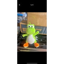 Green Yoshi All Star Stuffed Plush 7" Super Mario Bros New (BONUS 1 FUN CHOPS)