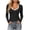 Black, variant on yillto Womens Tops Fall Fashion Basic Long Sleeve Scoop Neck Going out Stretchy Slim Tees T Shirts