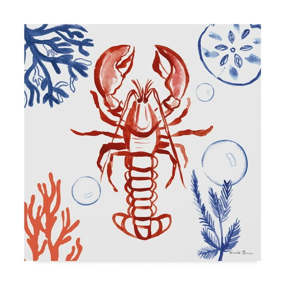 Trademark Fine Art 'Coastal Jewels VI' Canvas Art by Farida Zaman