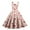 Deep Red, variant on Elegant Valentines Dress for Women Sleeveless Round Neck A-Line Heart Print Party Dresses Hot Pink M