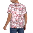 thumbnail image 2 of Hirioo Kawaii Pig for Men's Baseball T-shirt Shirts Short Sleeve Casual Summer Button Stretch T Shirts,Size S-4XL-4X-Large, 2 of 7