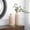 Pink Abstract Cylinder S/2 14", 17"H, variant on DecMode 15", 16"H Brown Metal Vase, Set of 2