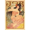 thumbnail image 2 of Alphonse Mucha 13x18 Gold Ornate Wood Frame and Double Matted Museum Art Print Titled - Job (About 1897-1898), 2 of 4