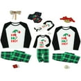 thumbnail image 1 of Christmas Pajamas for Family Pjs Plaid Matching Sets Mommy and Me Matching Outfits, 1 of 7