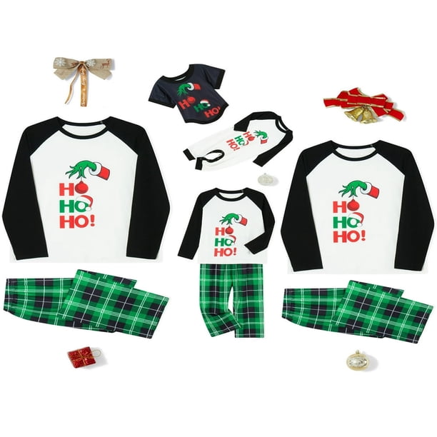 Christmas Pajamas for Family Pjs Plaid Matching Sets Mommy and Me ...