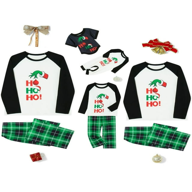 Christmas Pajamas for Family Pjs Plaid Matching Sets Mommy and Me Matching Outfits