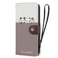 thumbnail image 4 of For iPhone 16 Cute Animal Pattern Wallet Case,Color Matching Premium PU Leather Shockproof Magnetic Flip Kickstand Credit Card Slots Slim Phone Case with Wrist Strap, Gray, 4 of 10
