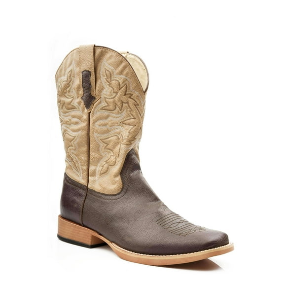 Roper  Mens  Classic Square Toe   Casual Boots   Mid Calf