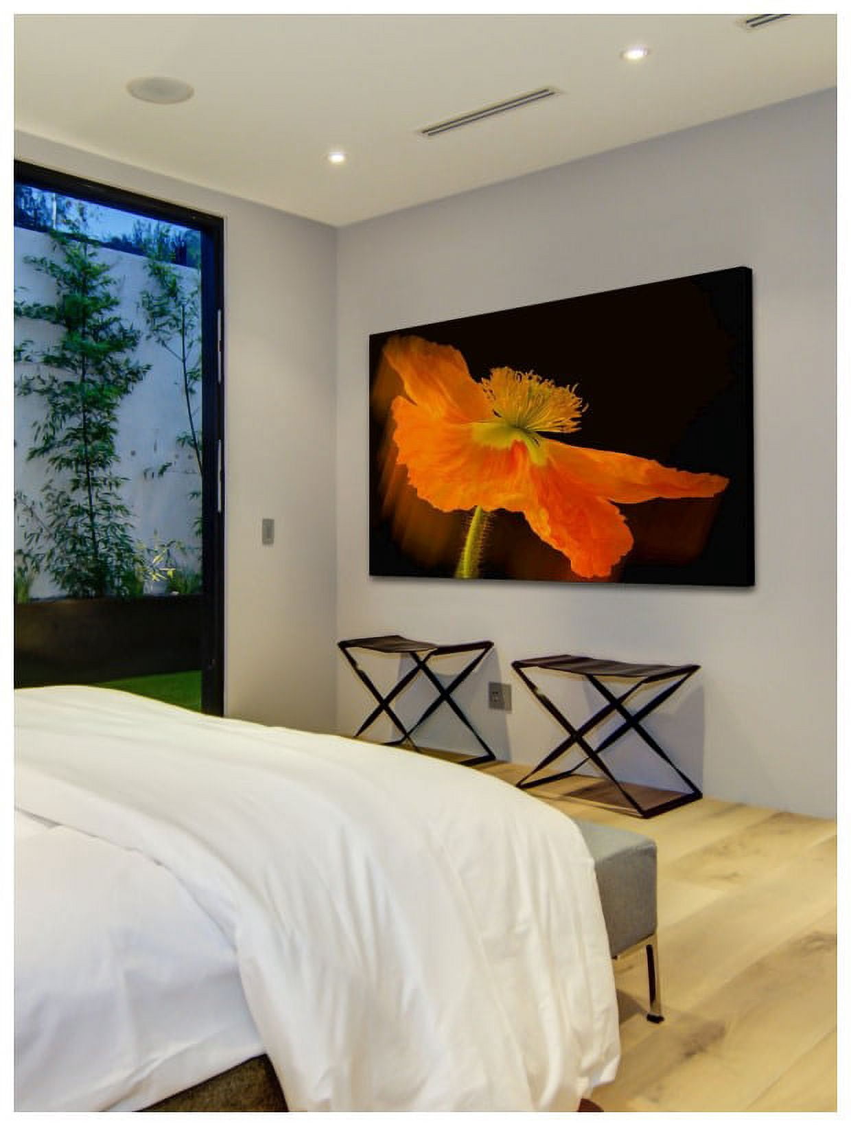 Marmont Hill "Dramatic Orange Poppy" Painting Print on Canvas