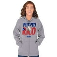 thumbnail image 3 of Puerto Rico Pride Baseball PR Sports Zip Up Hoodie Men's Women's Brisco Brands S, 3 of 5