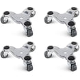 thumbnail image 1 of 4 Pack 6 Inch Steel Tri-dolly Set For Moving Furniture And Appliances 220lbs Load Capacity, 1 of 5