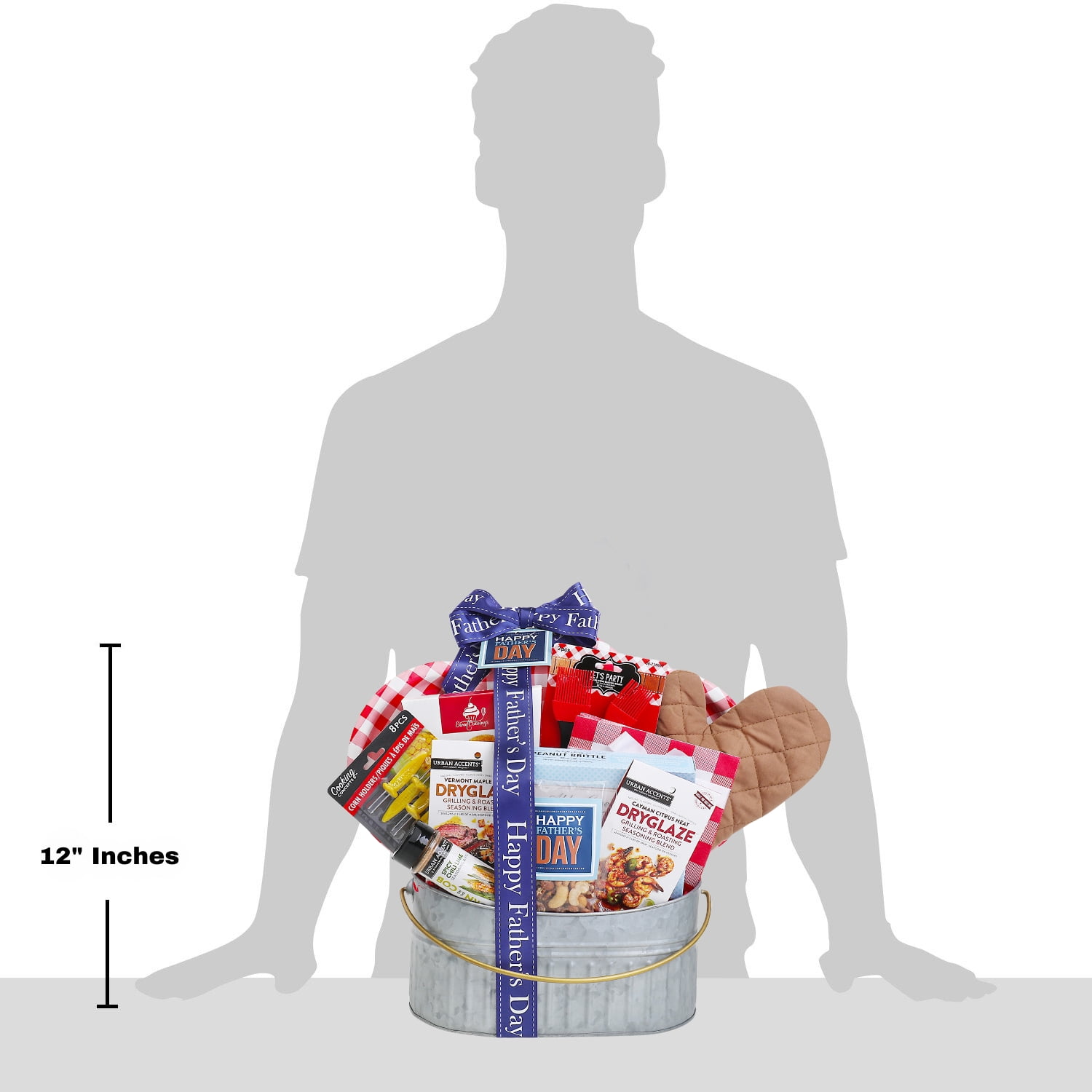 Alder Creek Gift Baskets Father's Day BBQ Gift Basket (10 Items)