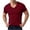 #Wine, variant on Fanshiluo Men's Deep V Neck Short Sleeve T-Shirt, Fitted Stretchy Daily Casual Shirt,Size:L,Big and Tall Men